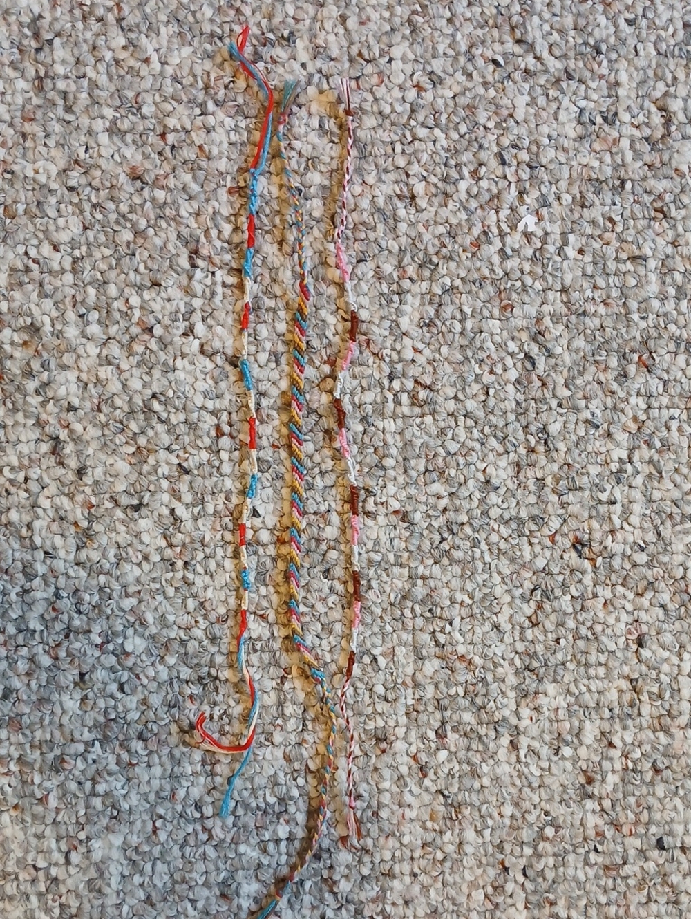 Handmade Multicolor Friendship Bracelets - Set of 3